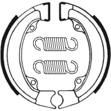 Zapatas de freno Tecnium BA011 - motoscamaralweb.com