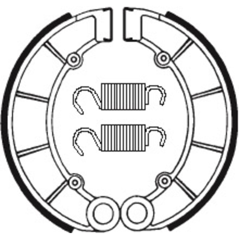 Zapatas de freno Tecnium BA027 - motoscamaralweb.com