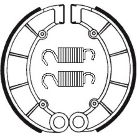 Zapatas de freno Tecnium BA027 - motoscamaralweb.com