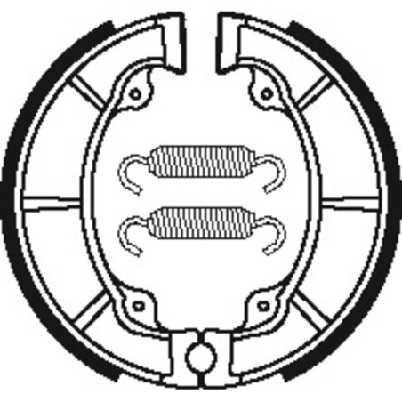 Zapatas de freno Tecnium BA040 - motoscamaralweb.com