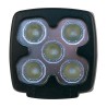 FARO DE TRABAJO CUADRADO 5 LEDS ALTA INTENSIDAD 20W 10-30V 900 LM- mot