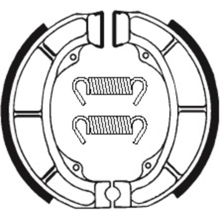 Zapatas de freno Tecnium BA181 - motoscamaralweb.com