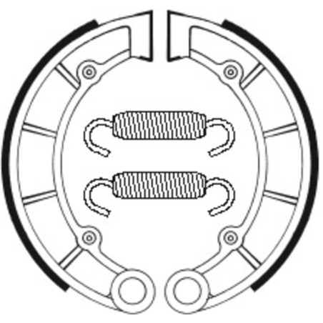 Zapatas de freno Tecnium BA197 - motoscamaralweb.com