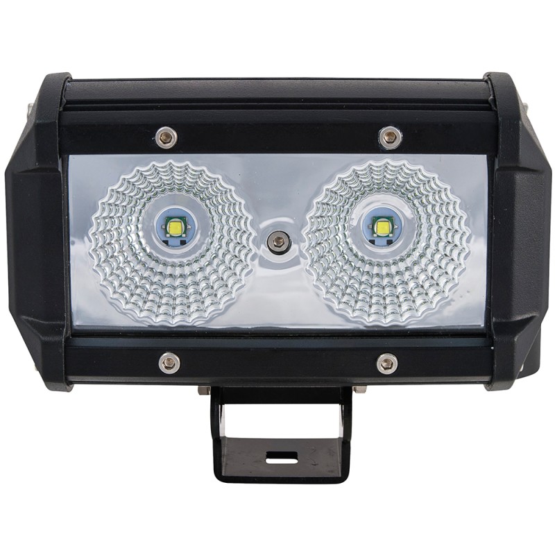 FARO DE TRABAJO RECTANGULAR 2 LED ALTA INTENSIDAD 20W 10-30V 1500 LM- FARO DE TRABAJO RECTANGULAR 2 LED ALTA INTENSIDAD 20W 10-30V 1500 LM-