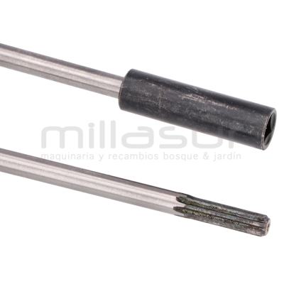 EJE TRANSMISIÓN D52CM-1.35 largo-7 estrias-7mm - motoscamaralweb.com