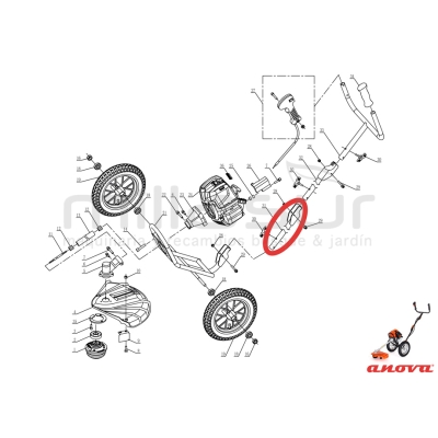 SOPORTE MANILLAR INFERIOR LARGO D52R (31) - motoscamaralweb.com