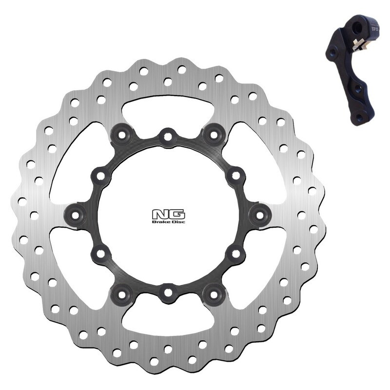 Kit disco de freno sobredimensionado NG BRAKES ondulado flotante - motoscamaralweb.com Kit disco de freno sobredimensionado NG BRAKES ondulado flotante - motoscamaralweb.com
