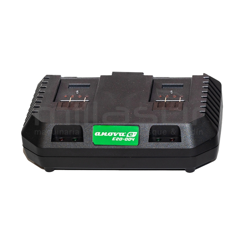 CARGADOR BATERÍA ION LITIO 20V DOBLE - motoscamaralweb.com