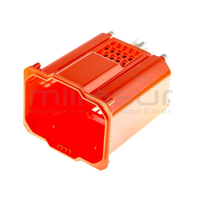 COMPARTIMENTO CONECTOR BATERIAS MOTOR CORTACESPED E58CC ( 21 + 22 + 23 + 24 + 25 + 26 +6) - motoscamaralweb.com