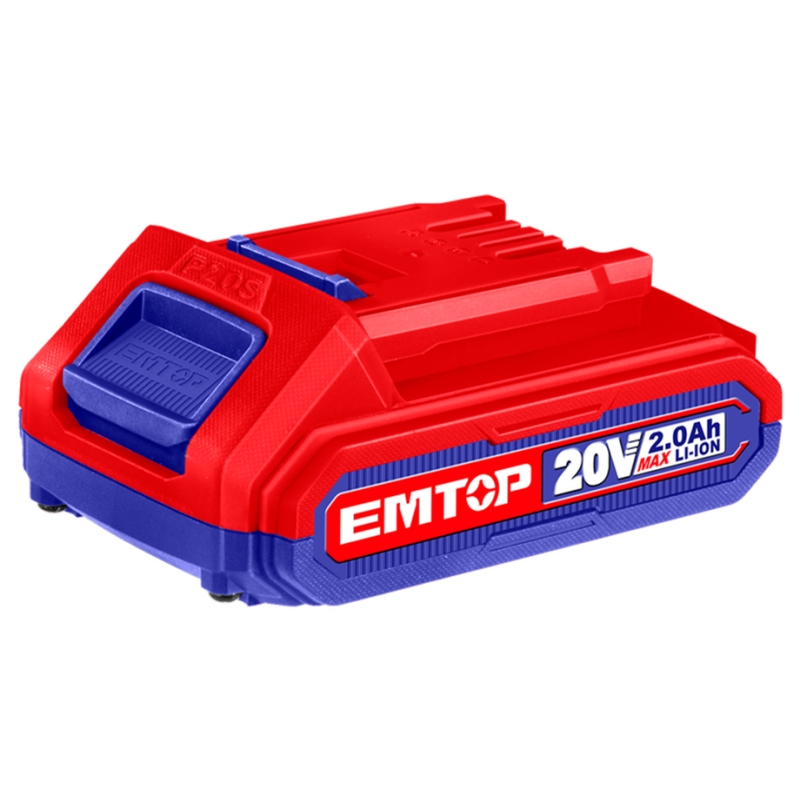 BATERIA 20V 2.0Ah P20S EMTOP - motoscamaralweb.com