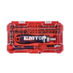 DESTORNILLADOR CON PUNTERAS Y LLAVES INTERCAMBIABLES - 55 PCS - E.MTOP - motoscamaralweb.com