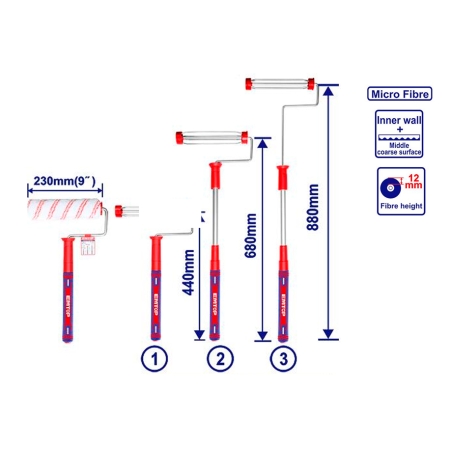 RODILLO PINTURA TELESCÓPICO EMTOP - 4.4 - 8.8 M - motoscamaralweb.com