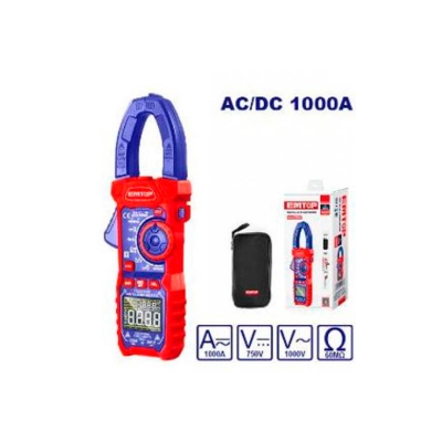 MULTIMETRO DIGITAL CON PINZA 6000C - 1000A EMTOP - motoscamaralweb.com