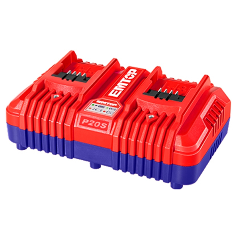 CARGADOR INTELIGENTE RAPIDO DOBLE 4.0A 20V EMTOP - motoscamaralweb.com