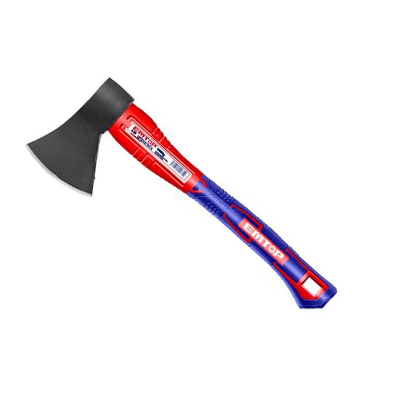 HACHA MADERA 0.8KG - MANGO DE FIBRA - EMTOP - motoscamaralweb.com