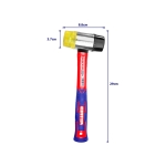 MARTILLO GOMA PLASTICO 40mm EMTOP (MANGO FIBRA VIDRIO) - motoscamaralweb.com