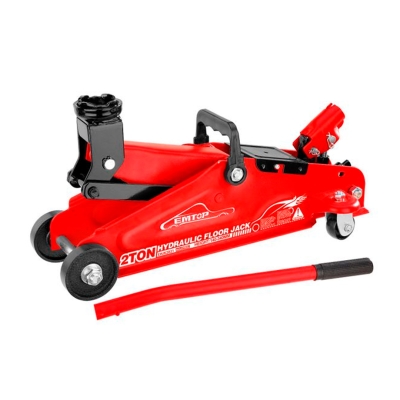 GATO HIDRAULICO 2 TON (140mm 340mm) PARA SUELO EMTOP - motoscamaralweb.com