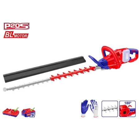 CORTASETOS BATERIA 40V (20+20) 650MM EMTOP - P20S - (INCLUYE BATERIA 2X4.0Ah + CARGADOR) - motoscamaralweb.com