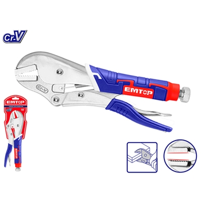 ALICATES DE PRESION RECTO 10 CR-V EMTOP - motoscamaralweb.com