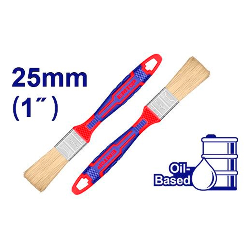 BROCHA - PALETINA EMTOP (1 - 25mm - MANGO PLASTICO) - motoscamaralweb.com