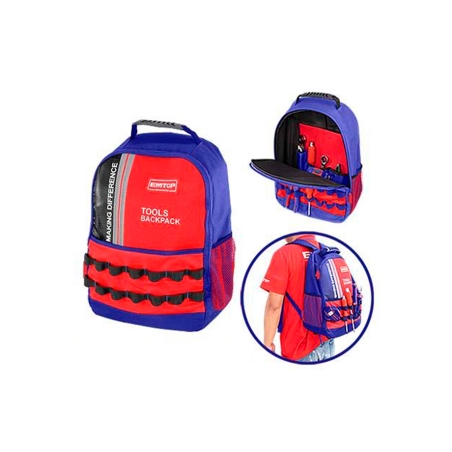MOCHILA HERRAMIENTAS L34xW17xH45 EMTOP - motoscamaralweb.com