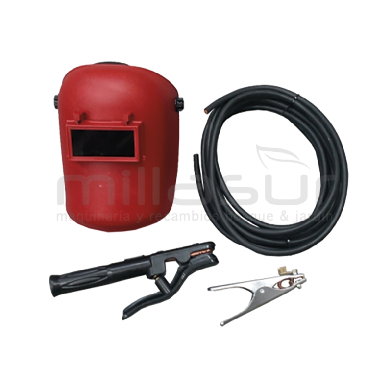 SET COMPLETO PANTALLA + CABLE + PINZAS PROTECCION SOLDADURA GCS5800E - motoscamaralweb.com
