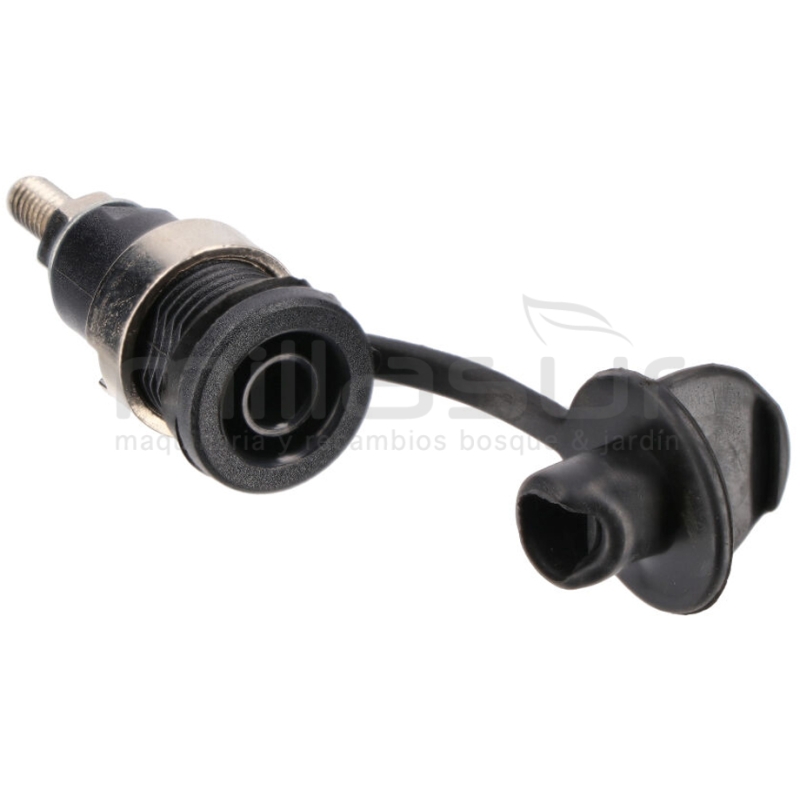ENCHUFE. CONECTOR 12V NEGRO GI4000 (12) - motoscamaralweb.com