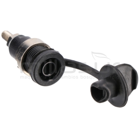 ENCHUFE. CONECTOR 12V NEGRO GI4000 (12) - motoscamaralweb.com