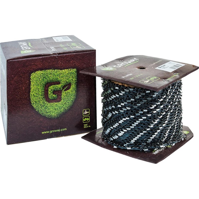 ROLLO CADENA ( 100 PIES) GROWAY PREMIA CHISEL 404' 0.58-1.5MM- motosca
