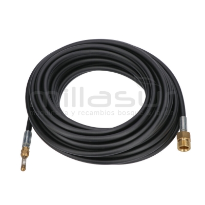 MANGUERA DESATASCADOR 15M HIDROLIMPIADORA (M22 - 3000 psi 206 bar) - motoscamaralweb.com