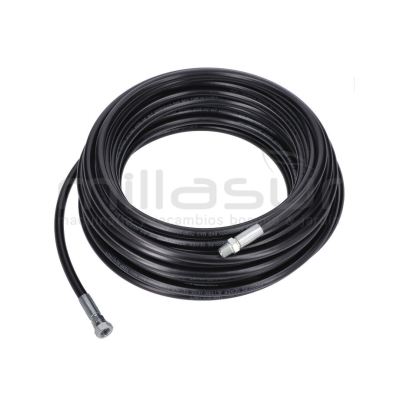 MANGUERA ALTA PRESIÓN PARA DESATASCAR 20M - 1/4 4000PSI - motoscamaralweb.com