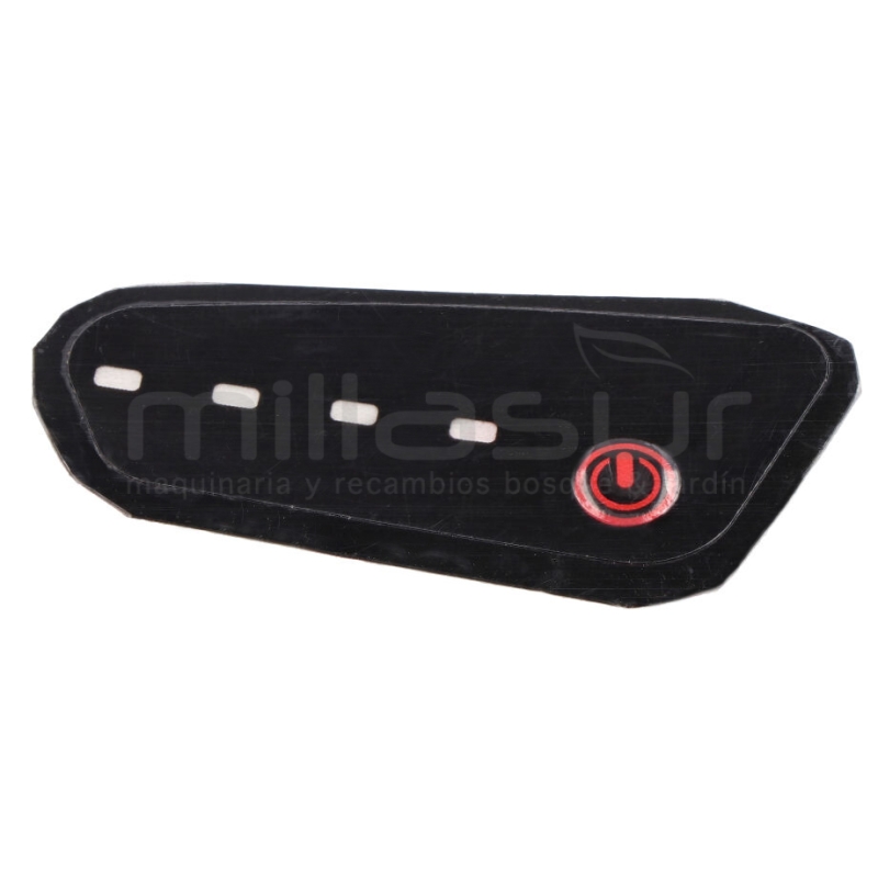 PEGATINA INDICADOR BATERIA CARGA (ON-OFF) MB300 (10) - motoscamaralweb.com