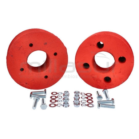 JUEGO DE CONTRAPESOS MOTOAZADA MC500. MC700 (10Kg UNIDAD) - motoscamaralweb.com