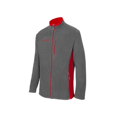 POLAR GRIS Y ROJO ANOVA - TALLA XXL - motoscamaralweb.com