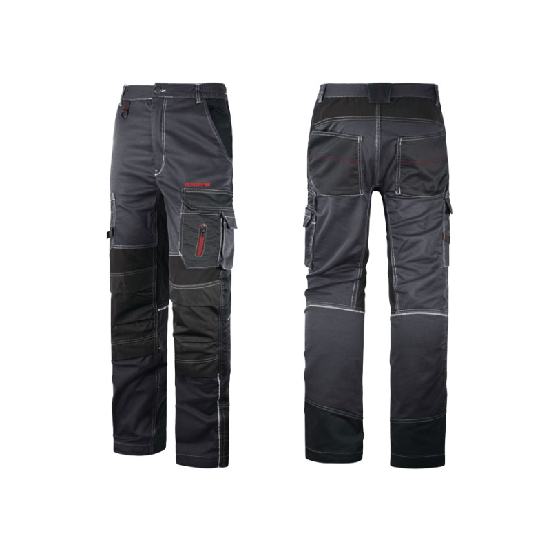 PANTALON TALLER GRIS Y NEGRO ANOVA TALLA 52 XXL - motoscamaralweb.com