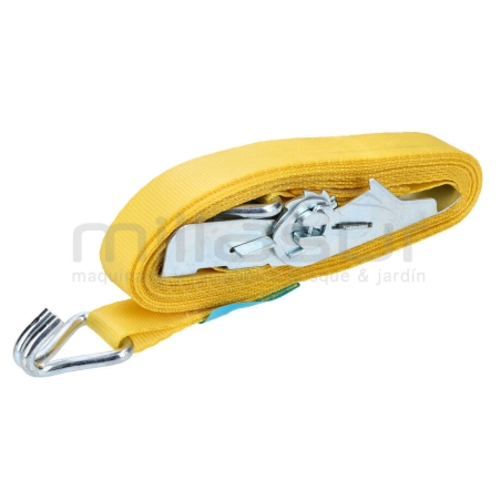 CORREA DE AMARRE 2 PIEZAS GANCHO TIPO J . L 5000 MM. U 800 DAN - motoscamaralweb.com