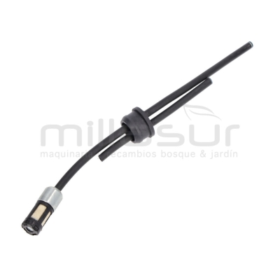 TUBO ASPIRACION GASOLINA CON FILTRO Y PASAMUROS MG38. MG246. MG252 - motoscamaralweb.com