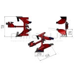 ARADO VERTEDERA CON DOBLE PALA GIRATORIA - motoscamaralweb.com