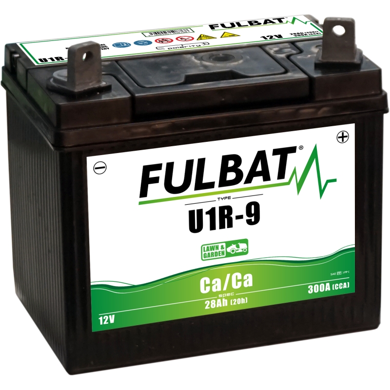 BATERIA CALCIO (CA/CA) U1R-9 SIN MANTEN. 28AH ( 195 x 130 x 180 ) +DCHA. - motoscamaralweb.com