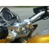 Torretas de manillar X-Bar Ø22.2 / Ø28.6. plata. +2 LSL 127RK25SI - motoscamaralweb.com