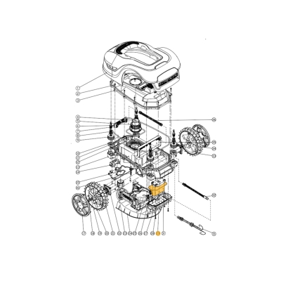 BATERÍA ROBOT CORTACESPED RC800. RC2000 5.0Ah (CELDA SAMSUNG) - motoscamaralweb.com