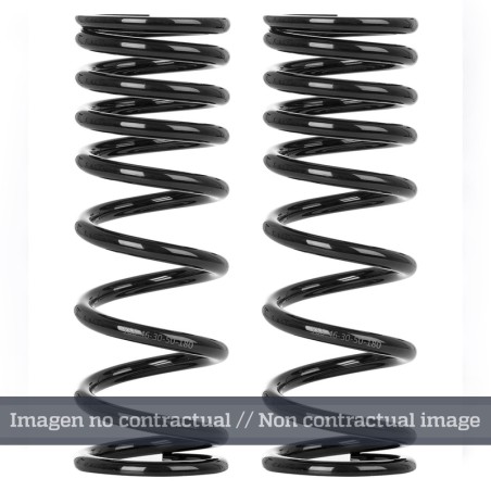 Muelle de amortiguador trasero YSS progresivo negro 46-30-50-180- moto
