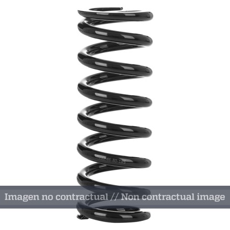 Muelle de amortiguador trasero YSS lineal negro 46-115-150- motoscamar