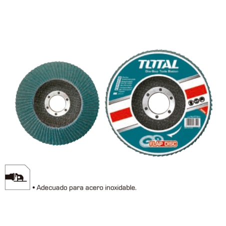 DISCO LIJA MILHOJAS P80 - ZIRCONIO - AMOLADORA 125MM - motoscamaralweb.com
