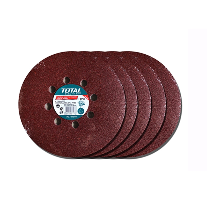 CONJUNTO 5 LIJAS ADAPTABLES A TF2041501 TF2041506 (3xP80 - 2xp120) reemplaza a TAC731501 - motoscamaralweb.com