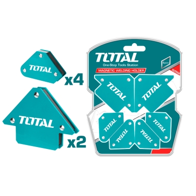 6 ESCUADRAS MAGNETICAS SOLDAR (2x3 11.5KG - 4xMini 4.5KG) TOTAL - motoscamaralweb.com
