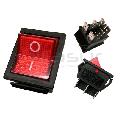 INTERRUPTOR CUADRO CUCHILLAS TRACTOR TC92. TC102 ( 03 18 ) - motoscamaralweb.com