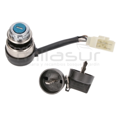 CONTACTO ENCENDIDO CON CONECTOR 5 PINS Y LLAVE TC92. TC102 ( 09 30 ). TC98S (18 15) - motoscamaralweb.com