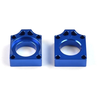 Tensores de eje trasero Yamaha azul V PARTS - motoscamaralweb.com