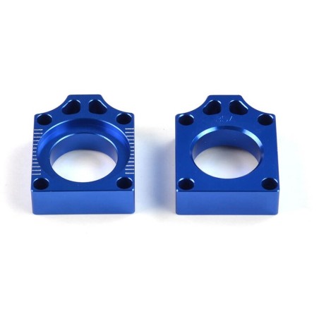 Tensores de eje trasero Yamaha azul V PARTS - motoscamaralweb.com
